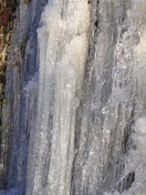 Los carámbanos que forman estas cascadas son espectaculares.